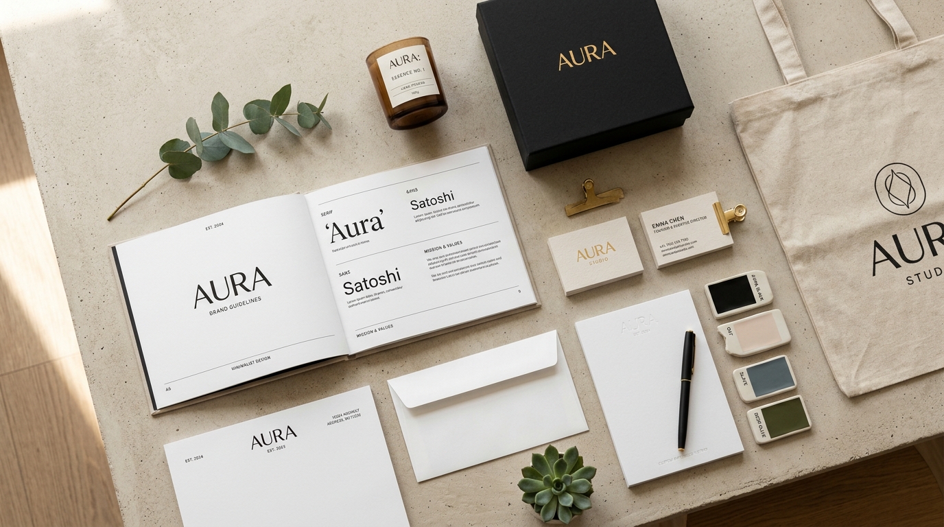 High-End Brand Identity & Visual Design Systems