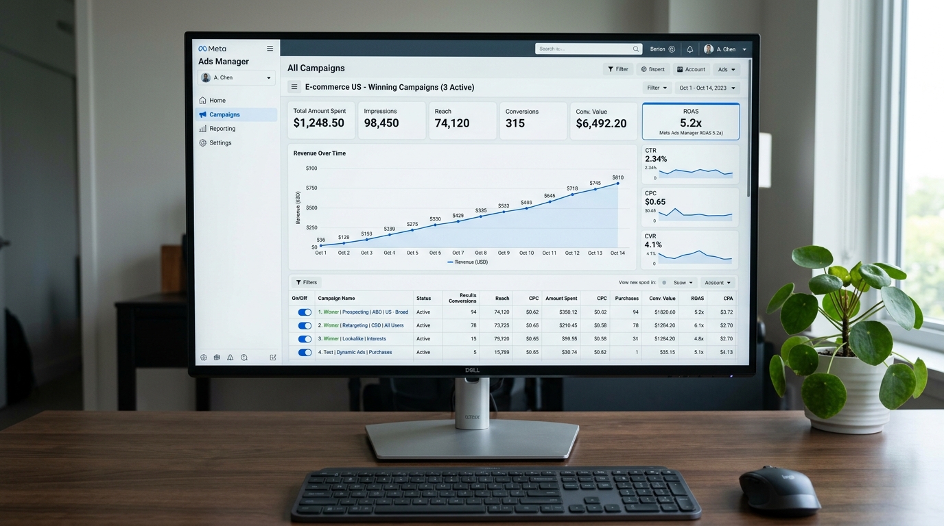 Meta Ads Manager Scaled Campaigns & CAPI Telemetry