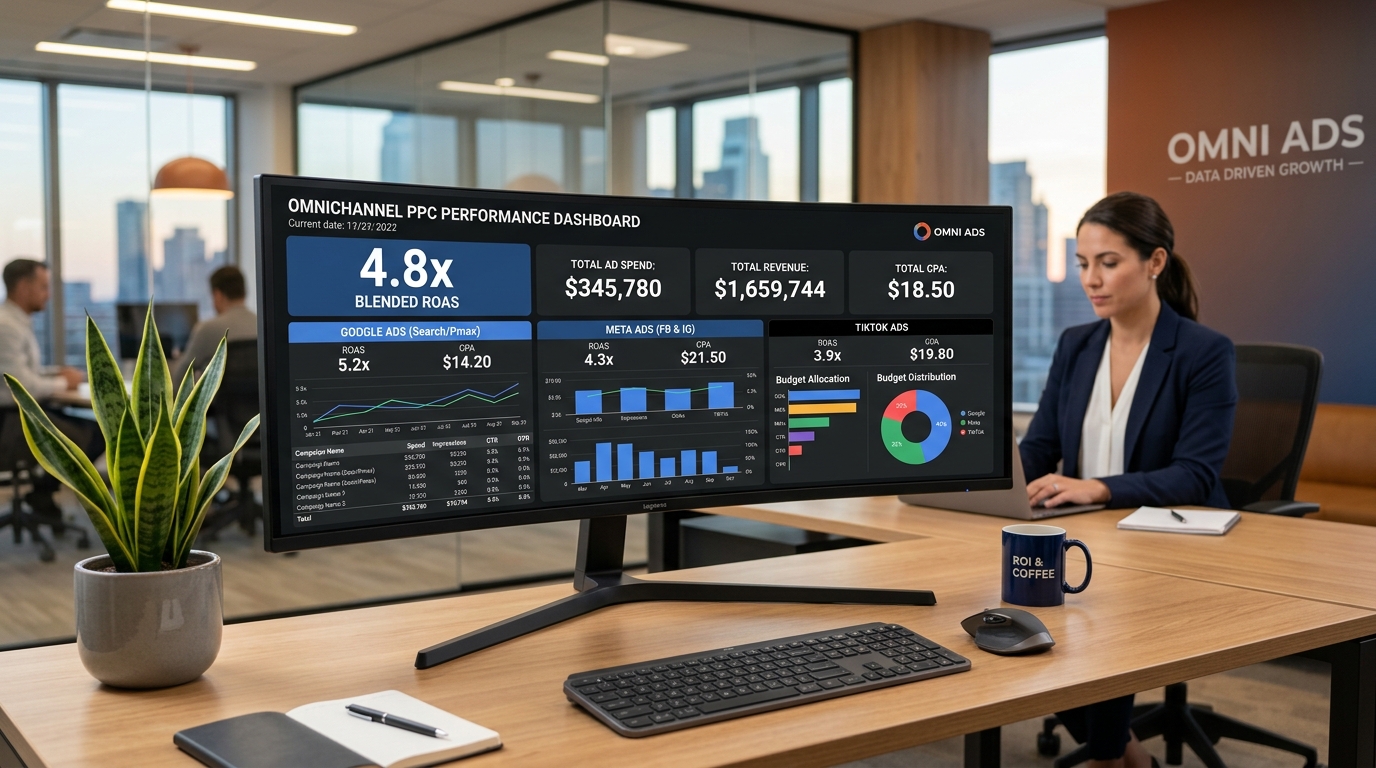 Omnichannel Paid Advertising Performance Dashboard